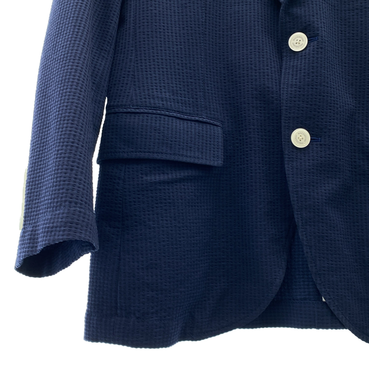 MACKINTOSH / マッキントッシュ | シアサッカー トロッター テーラードジャケット | 36 | レディース