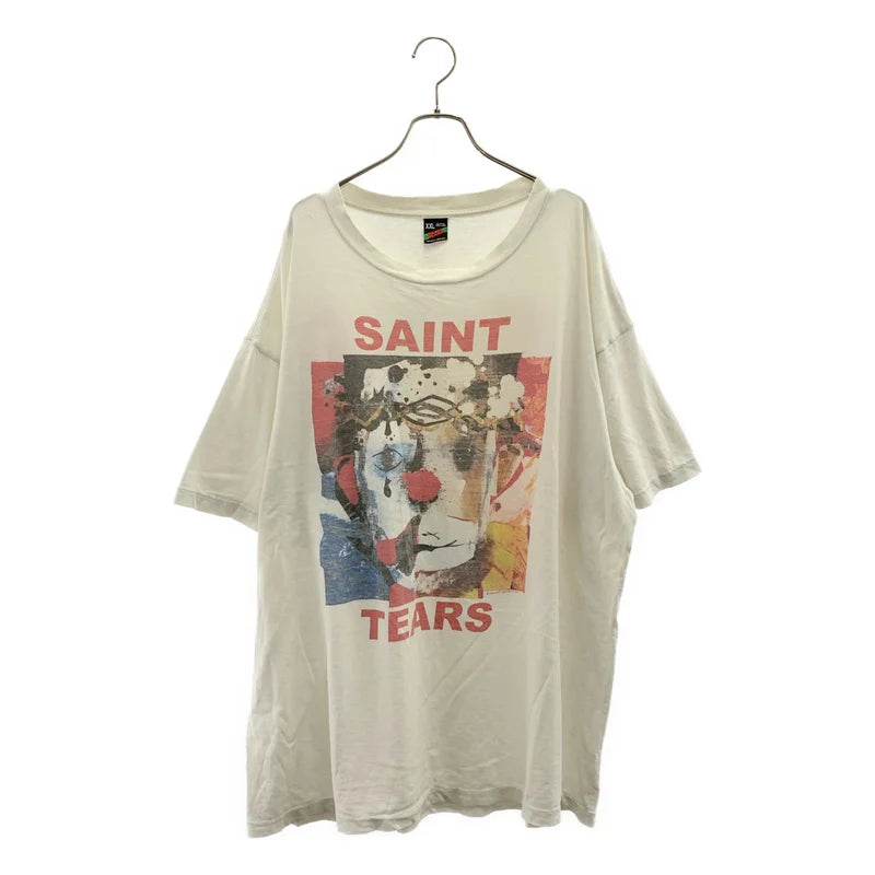 SAINT MICHAEL  Mxxxxxx / セントマイケル | DENIM TEARS DT_SS TEE / CLOWN  / ダメージ加工 オーバーサイズ 両面プリント Tシャツ カットソー | XXL | メンズ