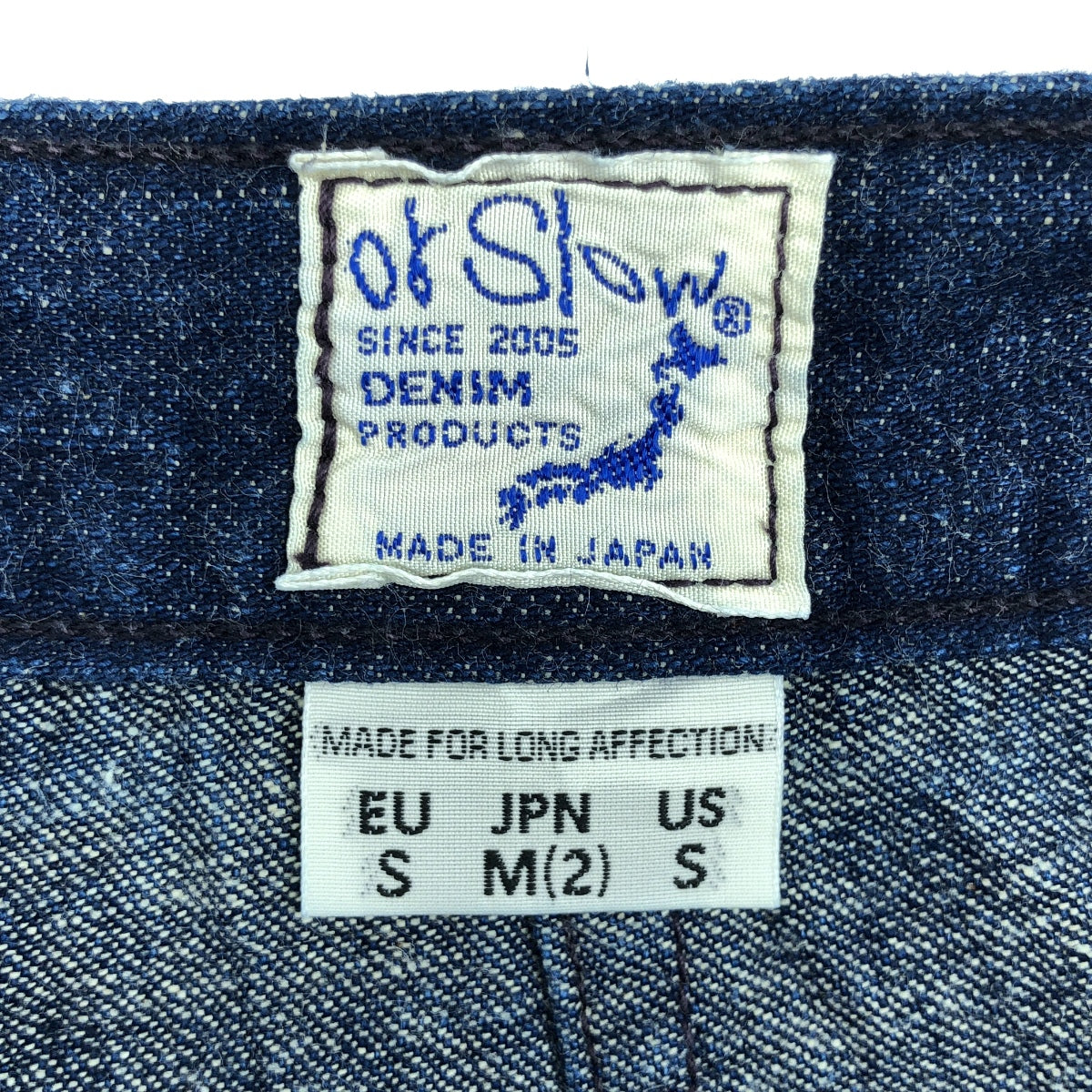 orslow / 오아슬로우 | 버튼 플라이 데님 베이커 팬츠 | M |