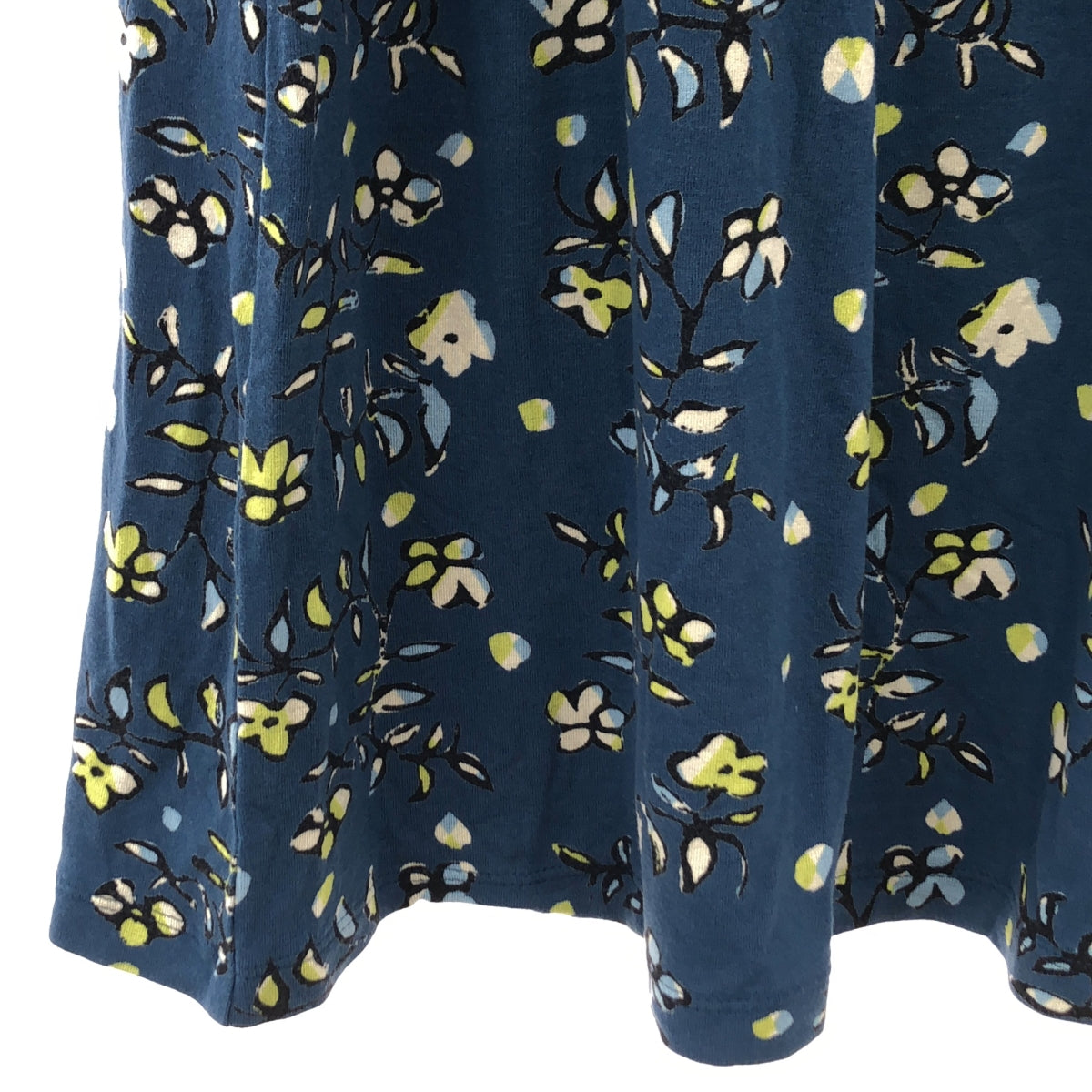 Agnes b. | Rayon all-over print gathered dress | T2 | Blue | Women's