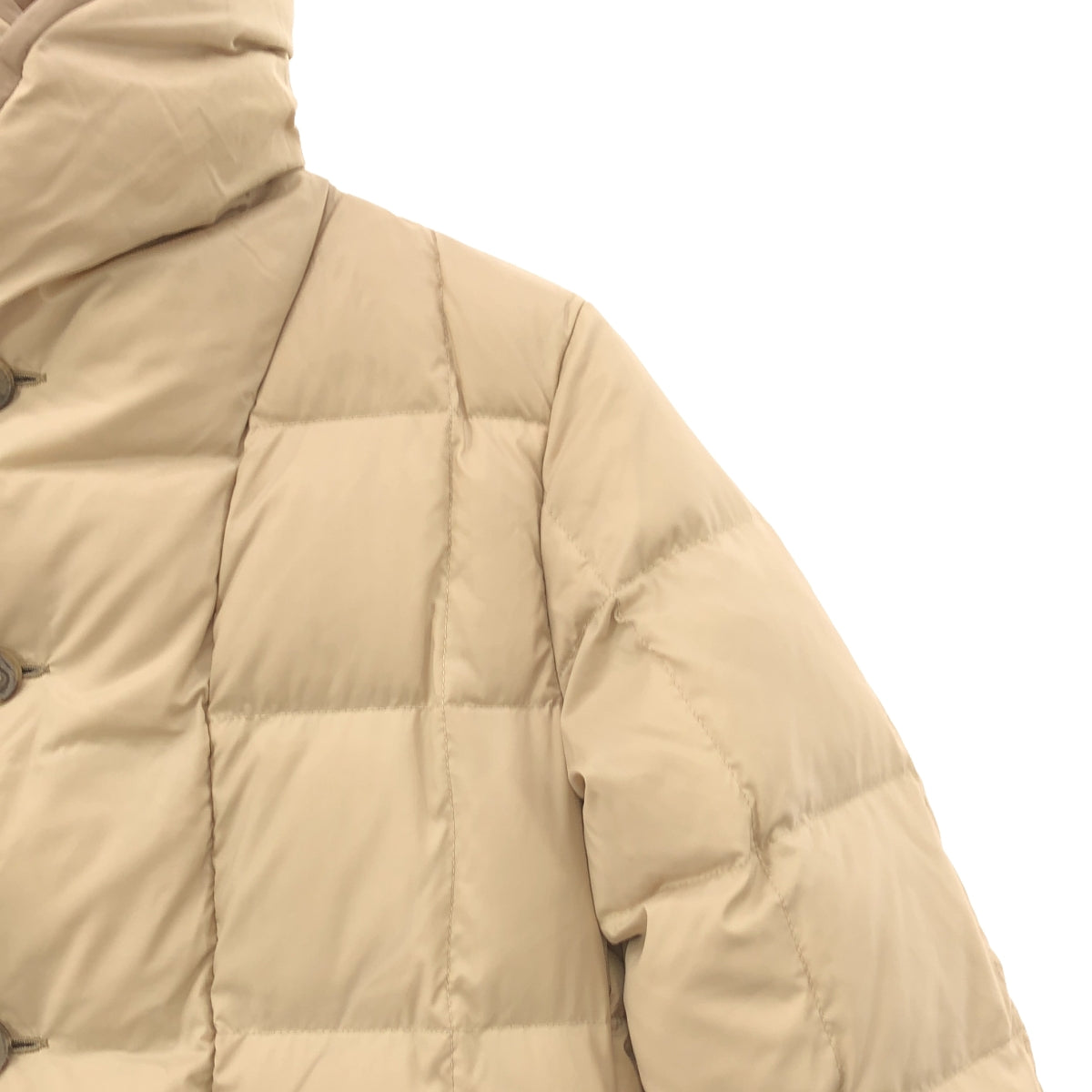 MONCLER | Brown Tag Reversible Down Coat | 2 | Beige | Women's