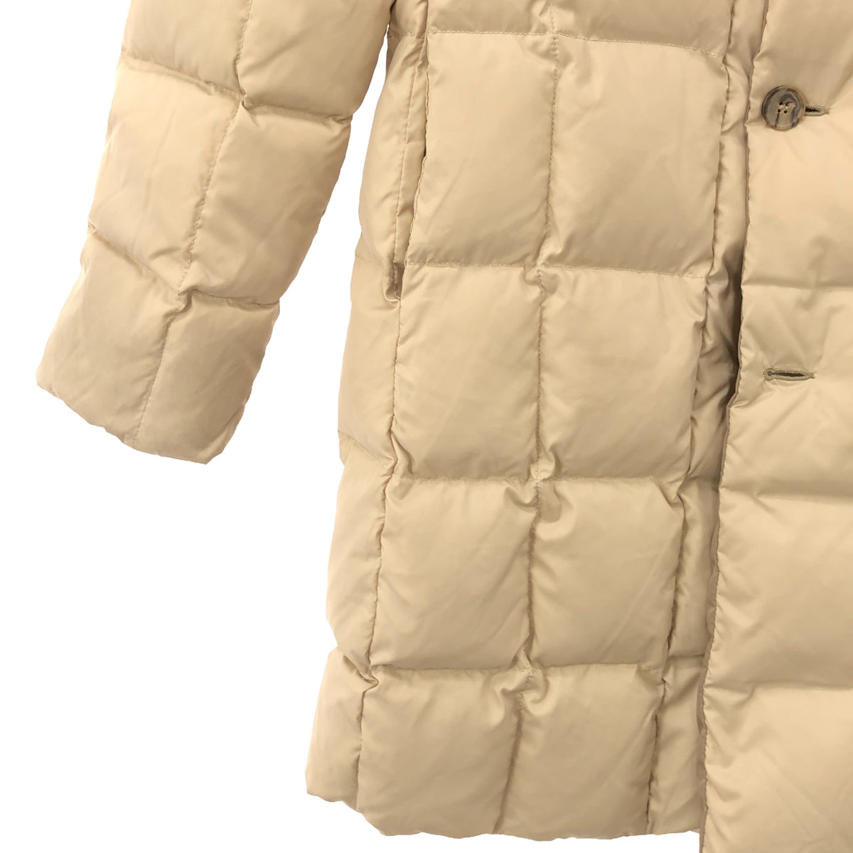 MONCLER | Brown Tag Reversible Down Coat | 2 | Beige | Women's