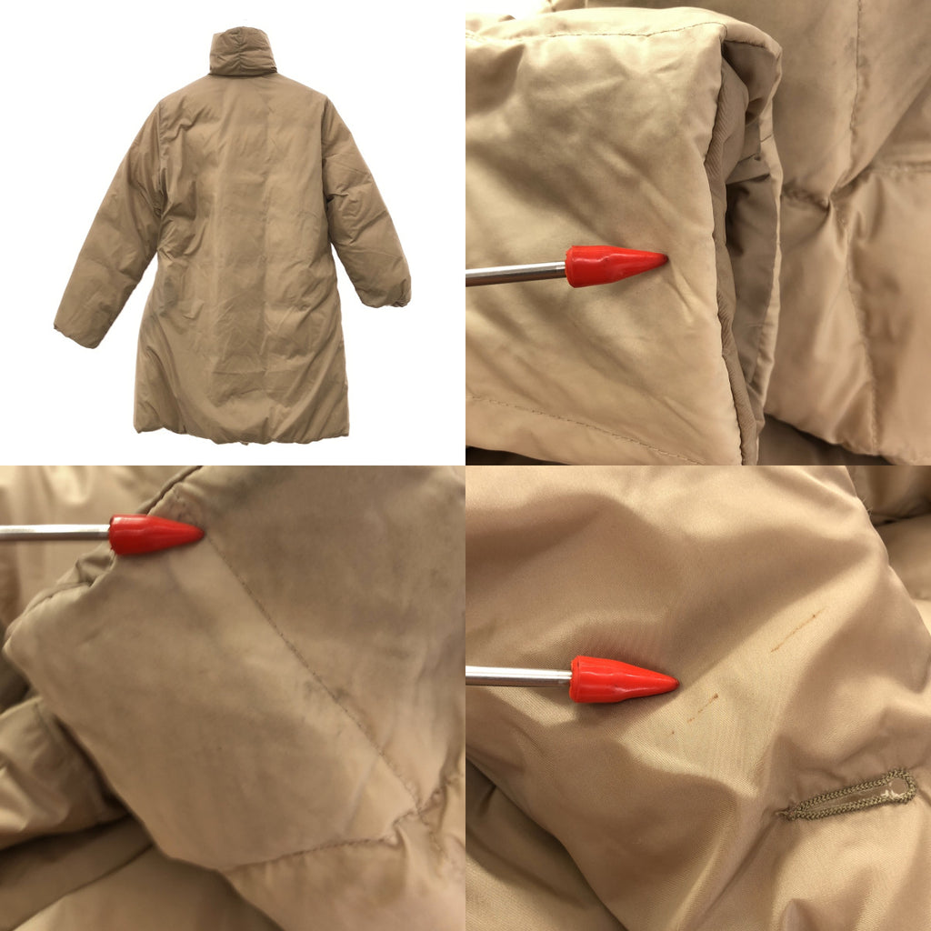MONCLER / Moncler | 차 태그 뒤집을 수있는 다운 코트 | 2 | 베이지 | 여성