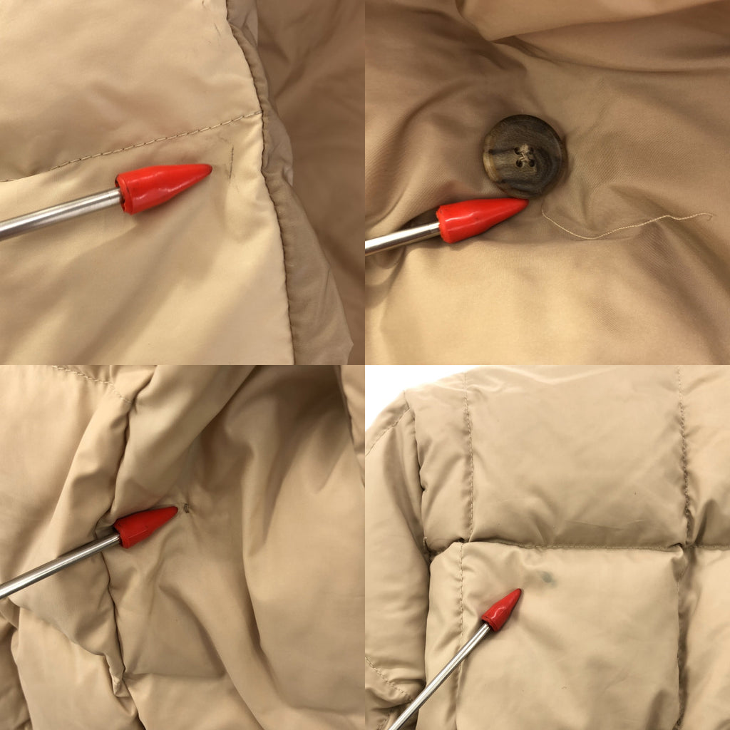 MONCLER / Moncler | 차 태그 뒤집을 수있는 다운 코트 | 2 | 베이지 | 여성