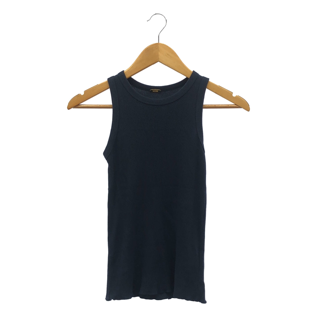 [狀況極佳] MUSE de Deuxieme Classe | 2024 春夏 | 寬鬆羅紋背心 | 海軍藍 | 女款