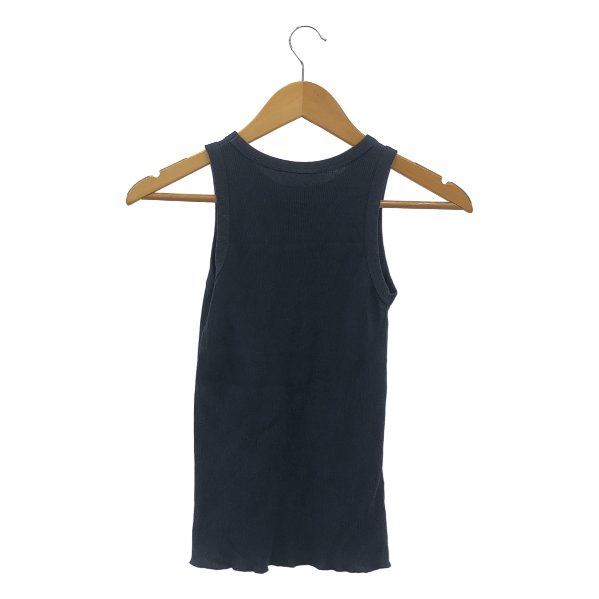 [狀況極佳] MUSE de Deuxieme Classe | 2024 春夏 | 寬鬆羅紋背心 | 海軍藍 | 女款