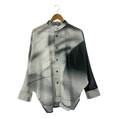 ISSEY MIYAKE / イッセイミヤケ | 2025SS | SHADOW STUDY  コットン プリント シャツ | 2 | レディース