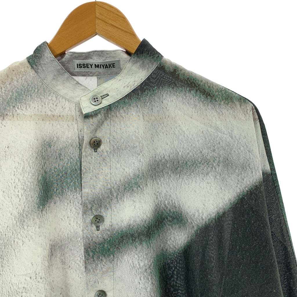 ISSEY MIYAKE / イッセイミヤケ | 2025SS | SHADOW STUDY  コットン プリント シャツ | 2 | レディース