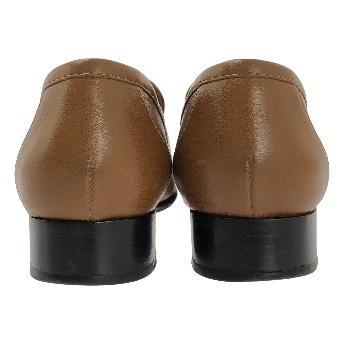 【미품】 HERMES / 헤르메스 | Destin / 데스탄 가죽 켈리 버클 로고 로퍼 가죽 신발 | 36 | 브라운 | 여성