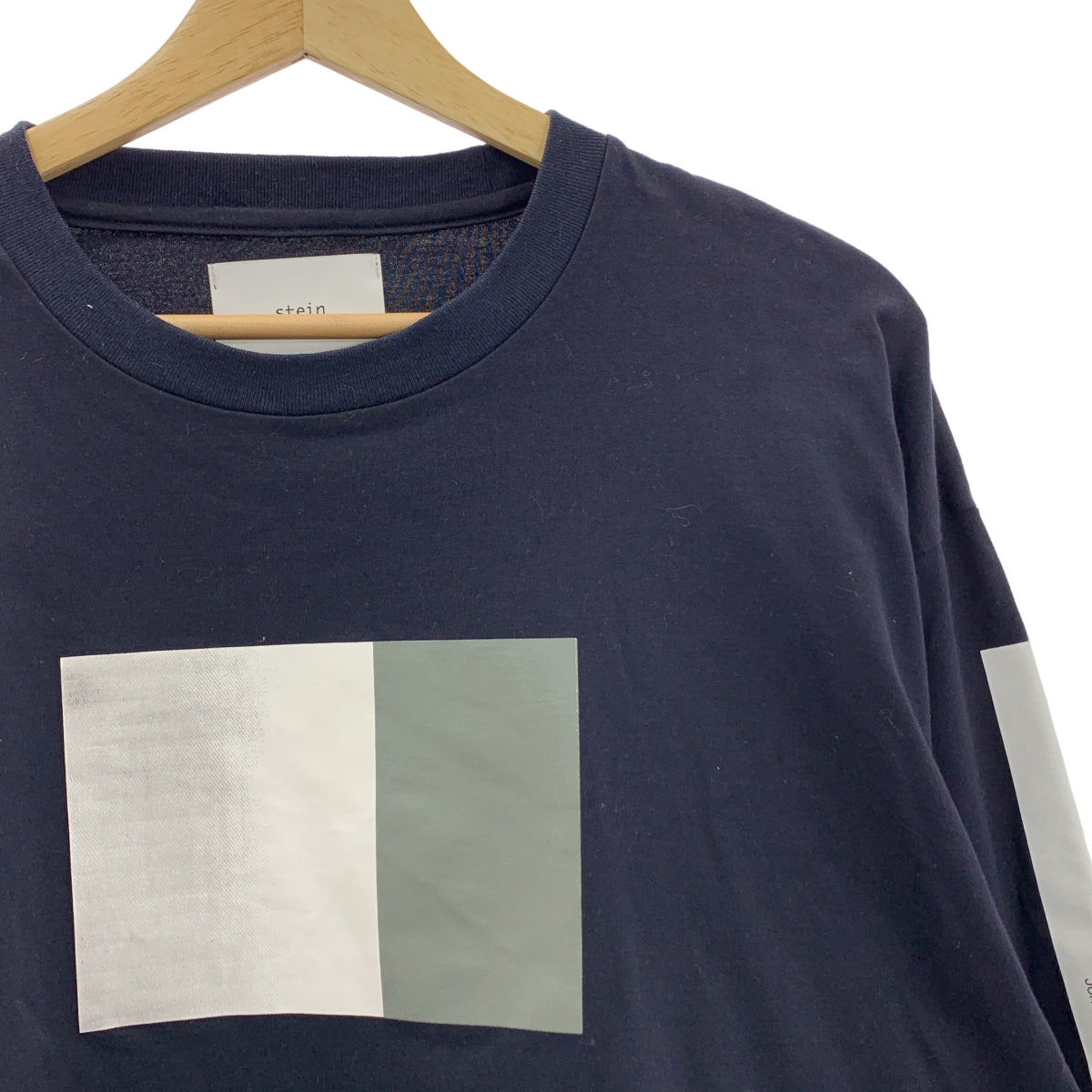stein / 슈타인 | OVERSIZED LONG SLEEVE TEE / 오버사이즈 프린트 컷소우 | S |