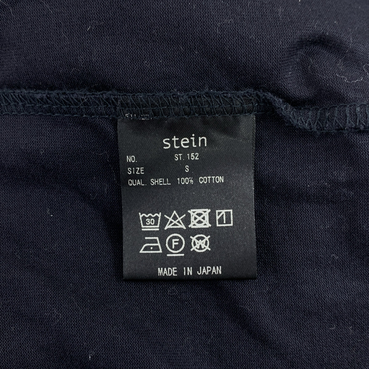 stein / シュタイン | OVERSIZED LONG SLEEVE TEE / オーバーサイズ プリント カットソー | S | ダークネイビー | メンズ