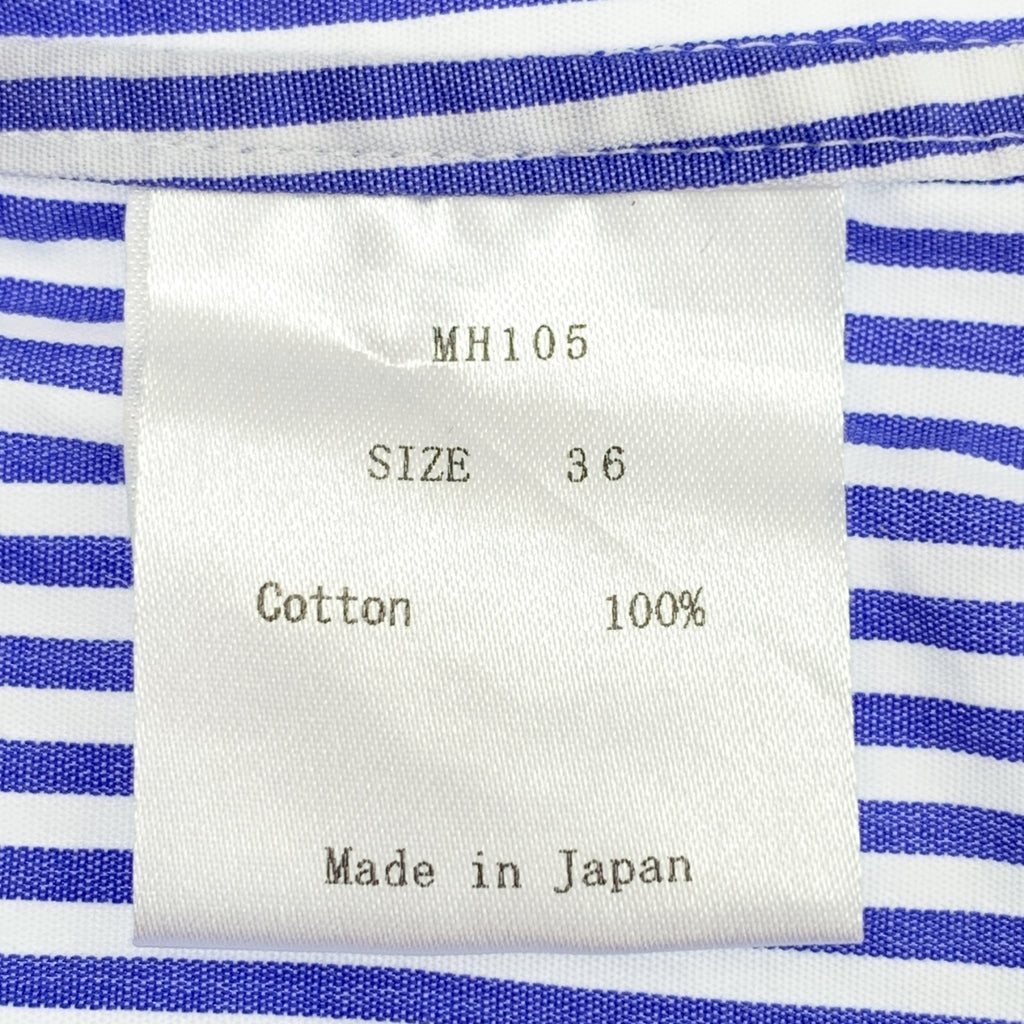 madameH CLOSET / マダムエイチクローゼット | コットン ストライプシャツ | 36 | レディース
