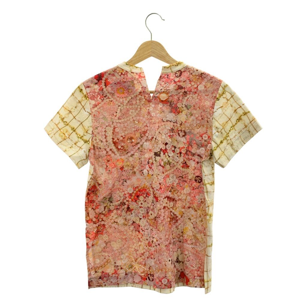 tricot COMME des GARCONS / Tricom De Galson | 2018AW | 프린트 스키퍼 크루넥 컷소우 | S |