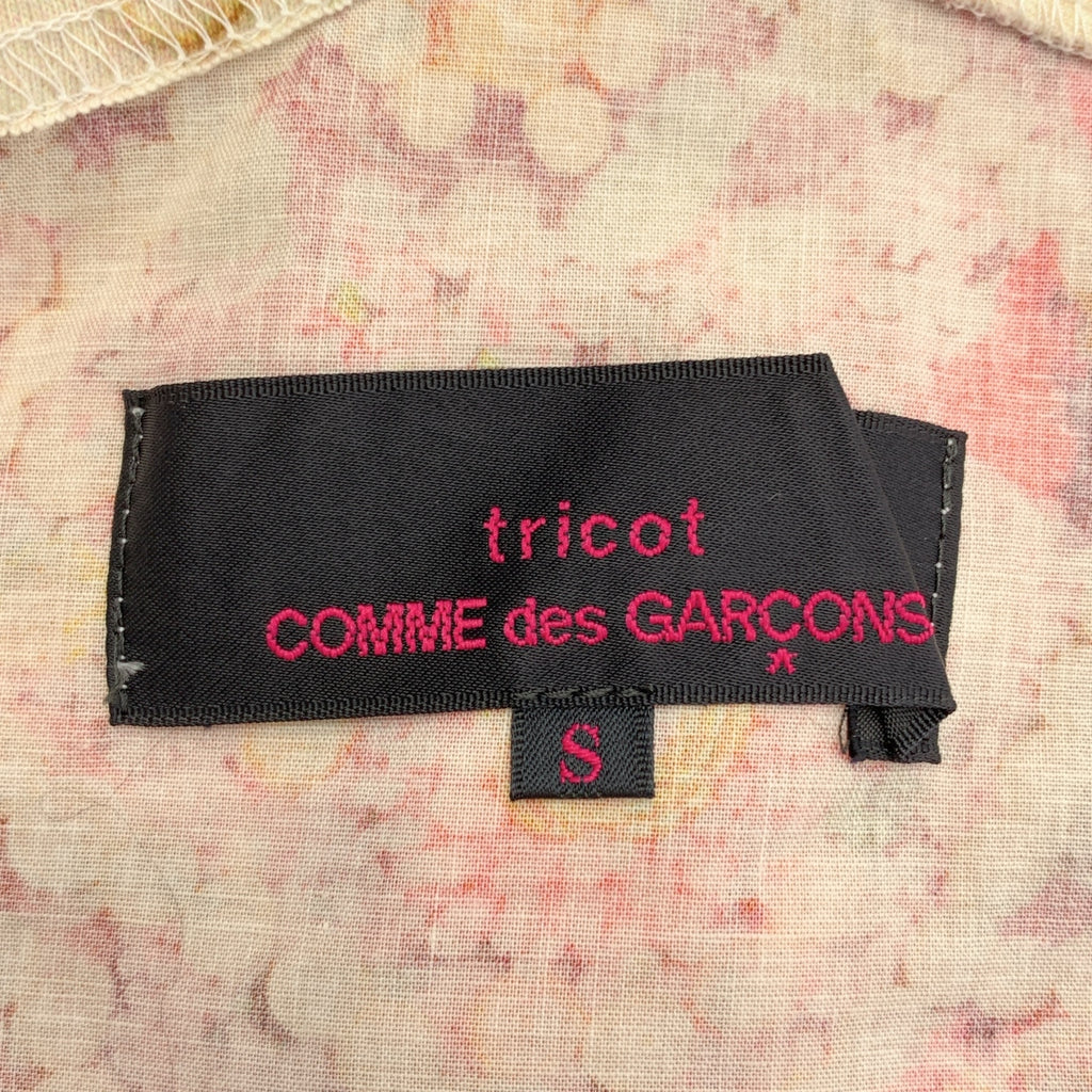 tricot COMME des GARCONS / Tricom De Galson | 2018AW | 프린트 스키퍼 크루넥 컷소우 | S |