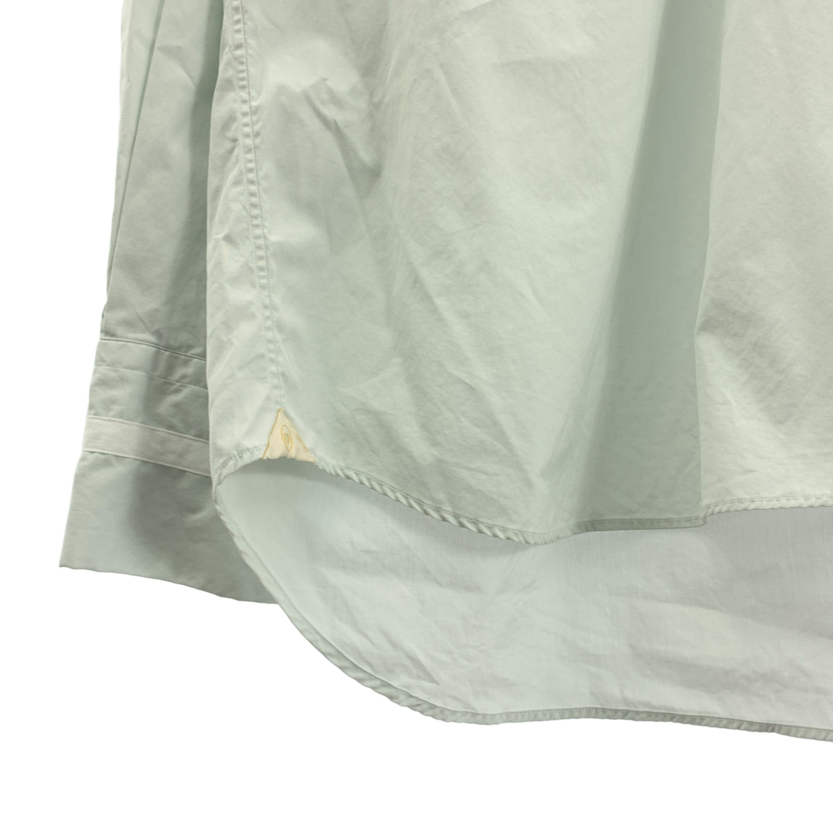 NICENESS / ナイスネス | GLASCOCK ブロード デタッチャブルカラー ラガーシャツ | L | ライトグレー | メンズ