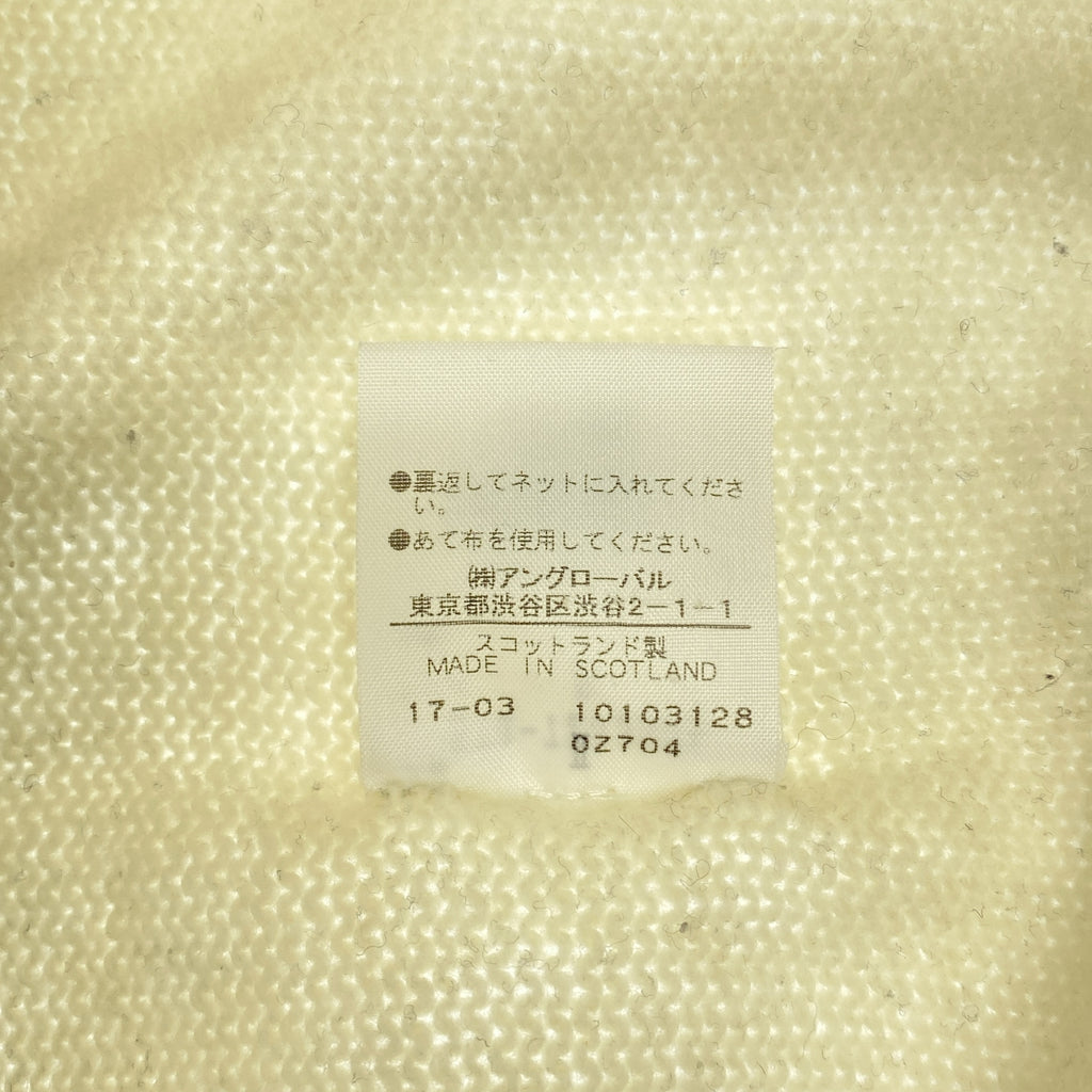 MARGARET HOWELL / マーガレットハウエル | フェアアイル柄 ウール カシミヤ クルーネック ニット | 2 | レディース