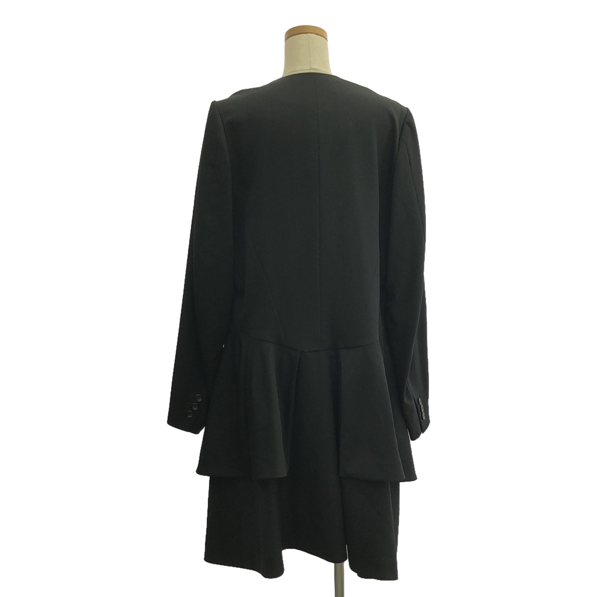 COMME des GARCONS | 2020秋冬 |鏤空分層外套 | L |黑色 |女性的