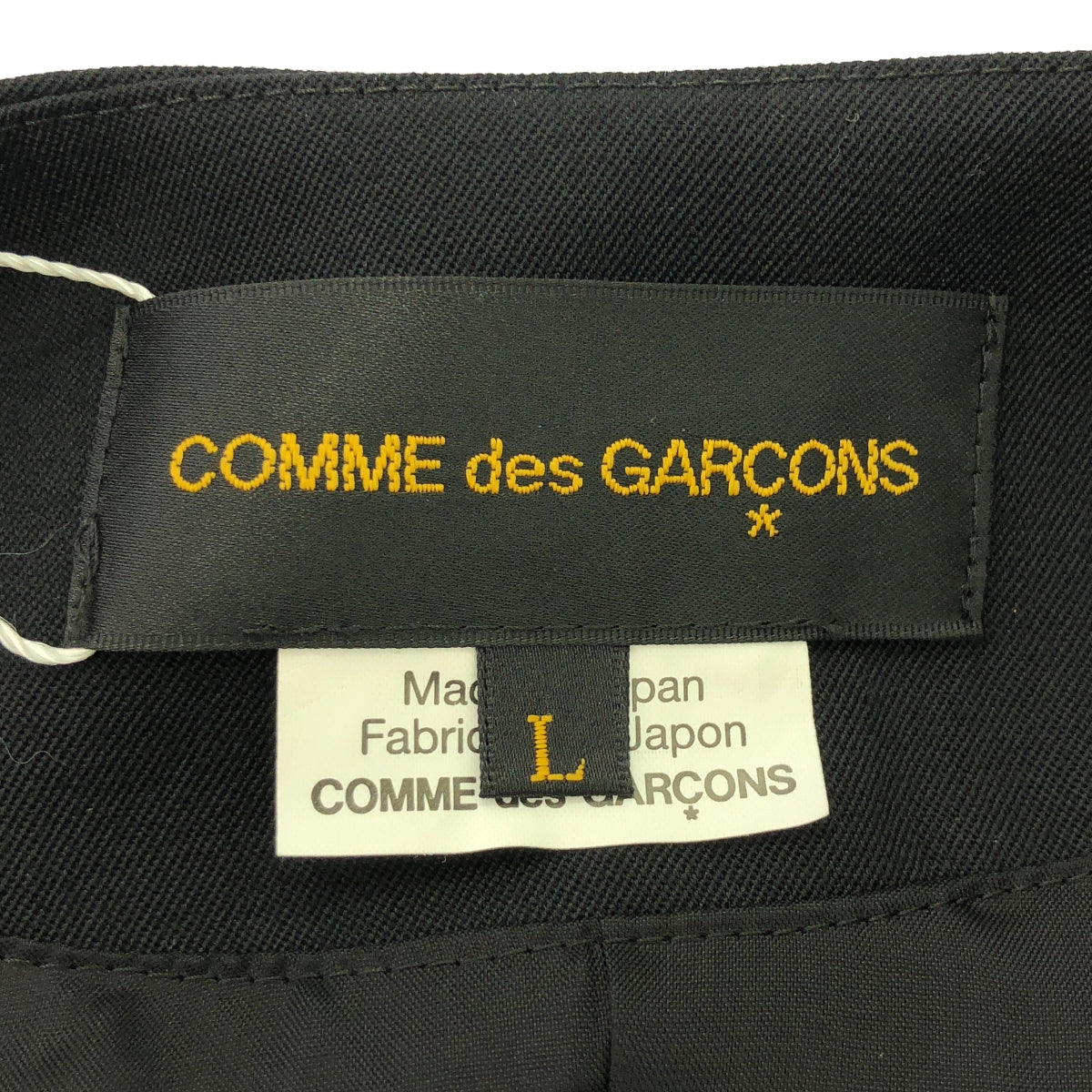 COMME des GARCONS | 2020秋冬 |鏤空分層外套 | L |黑色 |女性的