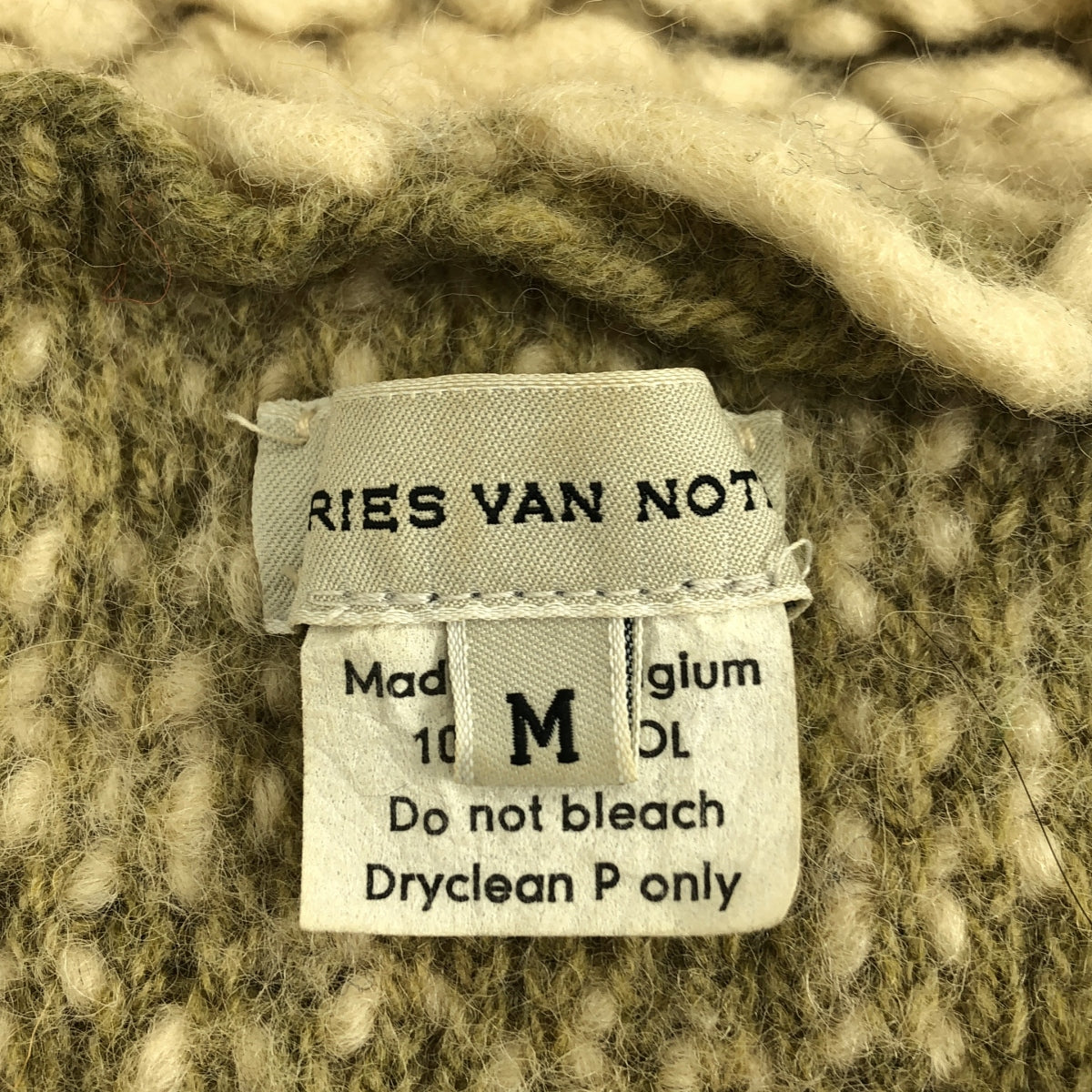 DRIES VAN NOTEN / ドリスヴァンノッテン | ウール プルオーバー ニット | M | メンズ