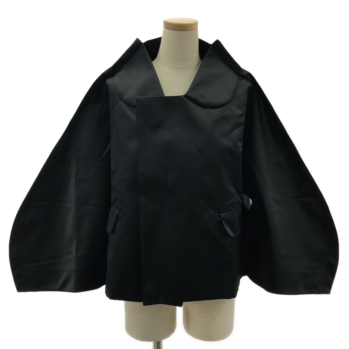 COMME des GARCONS / コムデギャルソン | 2022SS | ポリエステル 丸襟 立体 ボリュームスリーブ オーバー ジャケット | S | レディース