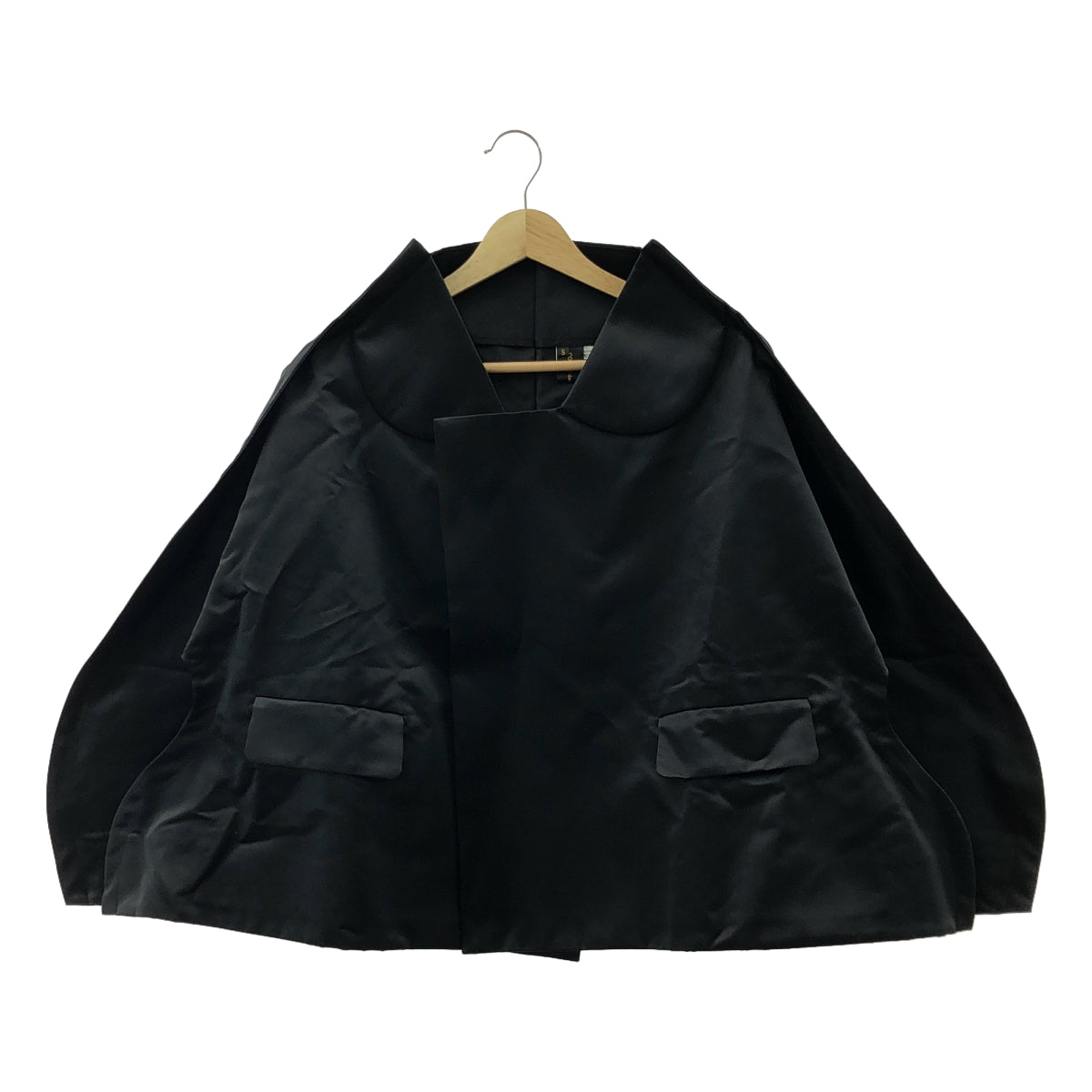 COMME des GARCONS / コムデギャルソン | 2022SS | ポリエステル 丸襟 立体 ボリュームスリーブ オーバー ジャケット | S | レディース