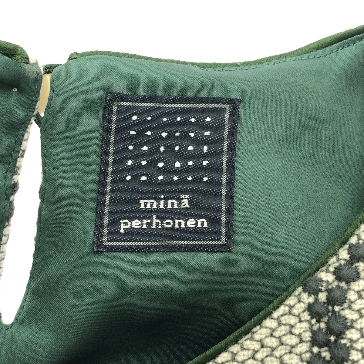 mina perhonen / 미나펠호넨 | tambourine 총 무늬 원피스 | 38 | 회색 | 여성