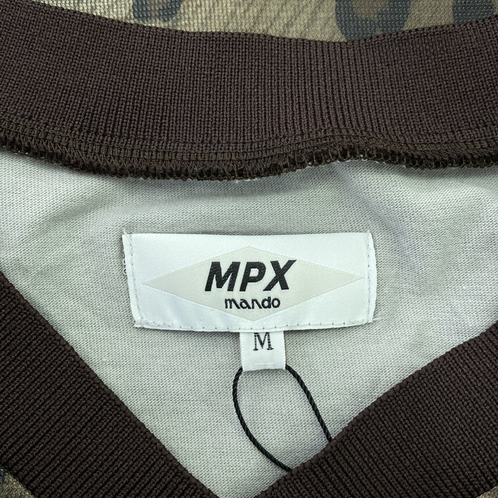 [新] MPX mando / MPX mando |豹紋網眼T卹 | M |布朗 |男士