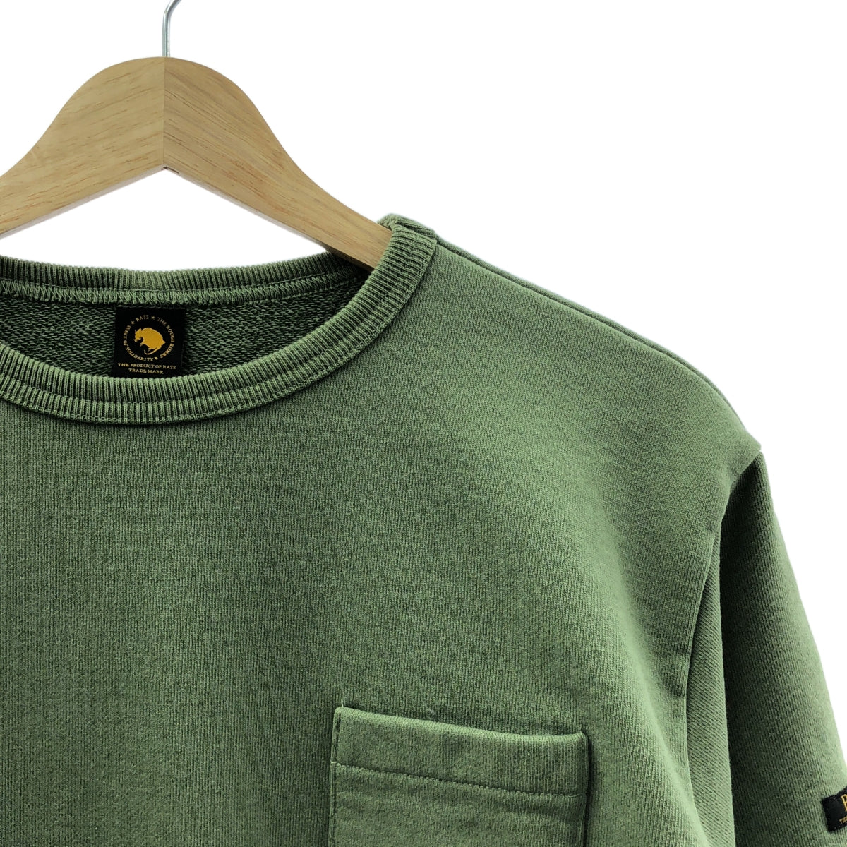 【新品】  RATS / ラッツ | 2024AW | BOAT NECK SWEAT ボートネック スウェット | M | グリーン | メンズ