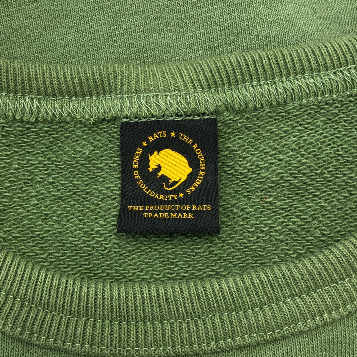 【新品】  RATS / ラッツ | 2024AW | BOAT NECK SWEAT ボートネック スウェット | M | グリーン | メンズ