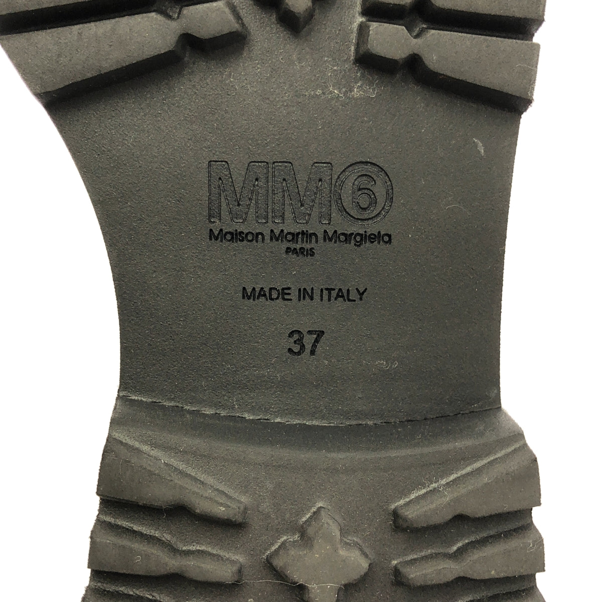 MM6 Maison Martin Margiela / 엠엠 식스 메종 마르탄 마르젤라 | 가죽 라운드 투 스트랩 샌들 | 37 |