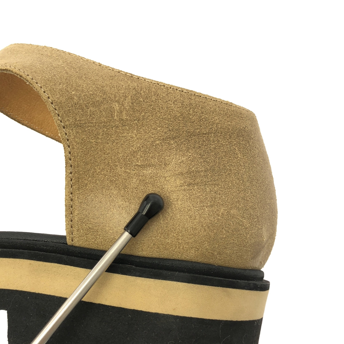 MM6 Maison Martin Margiela / 엠엠 식스 메종 마르탄 마르젤라 | 가죽 라운드 투 스트랩 샌들 | 37 |