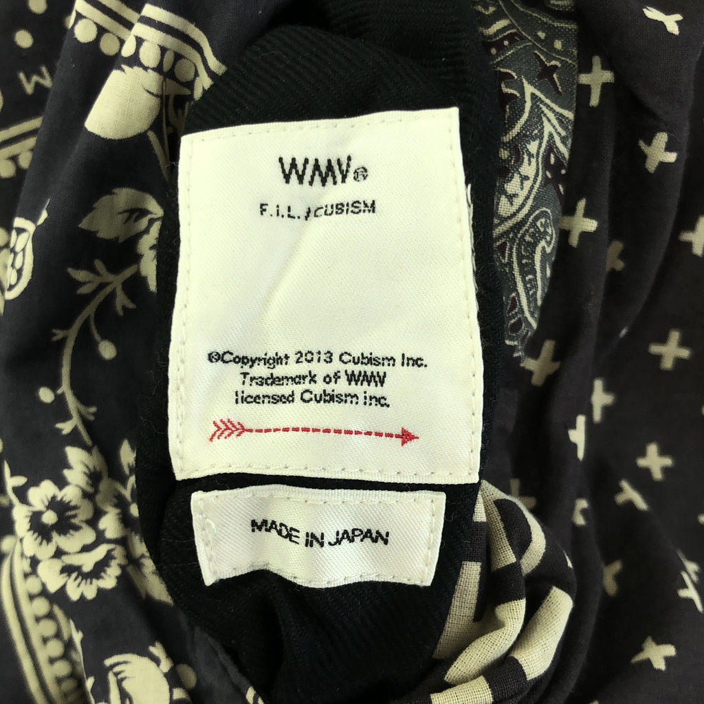 visvim / ビズビム | KIMONO LINER JKT / BANDANA P.W. / 総柄 ライナージャケット | 2 | ネイビー | メンズ