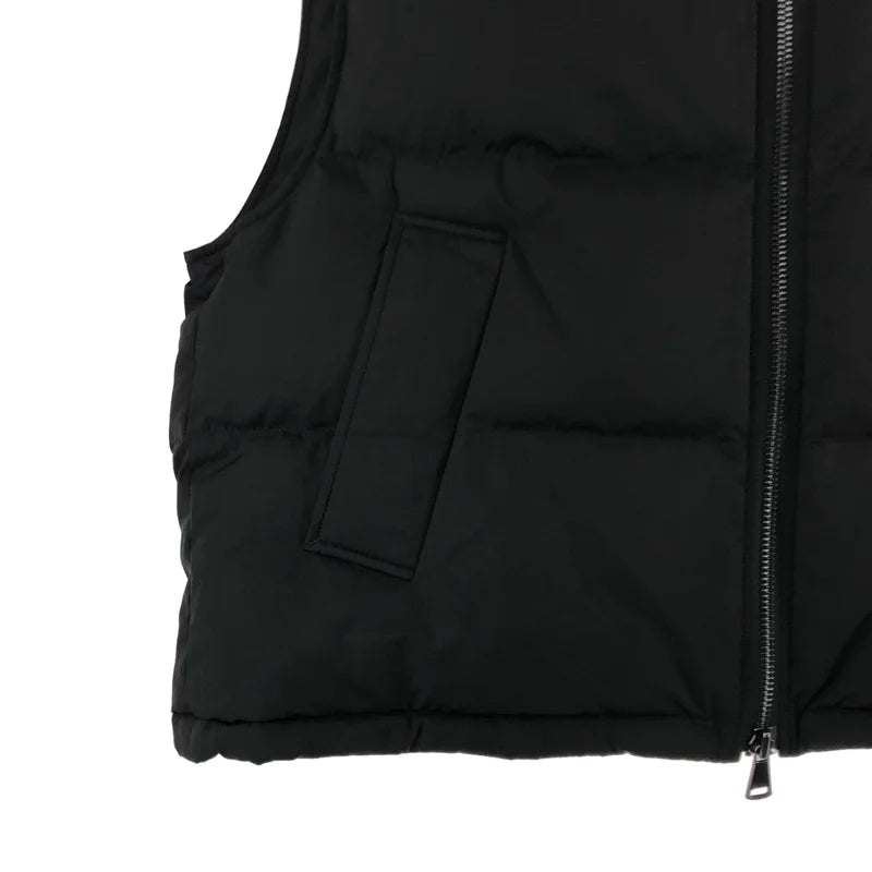 【新品】  Deuxieme Classe / ドゥーズィエムクラス | 2025AW | MY WHITE / VEST フェイクファーフード ダウンベスト | 36 | ブラック | レディース