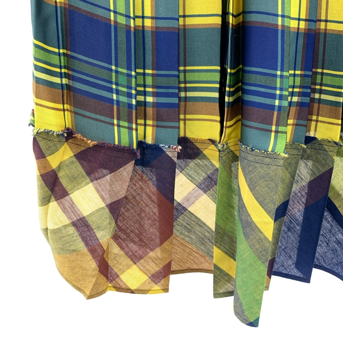 sacai / サカイ | バック チェック プリーツ ニット プルオーバー | 1 |