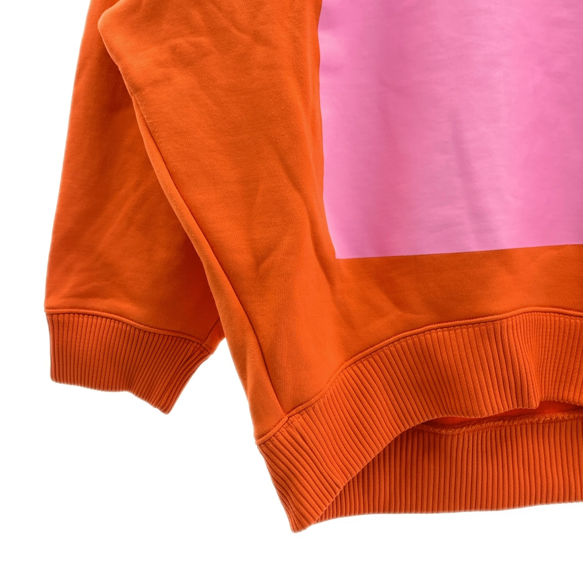 Acne Studios / アクネストゥディオズ | コットン ナイロン グラフィック スウェット | XXS | オレンジ | メンズ