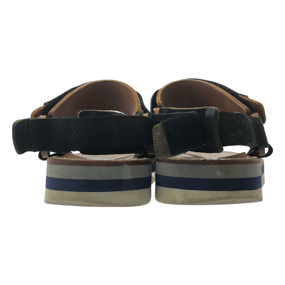 Hender scheme / エンダースキーマ | Webb ウェブ レザー ナイロンストラップ シャークソールサンダル | 5 | ブラウン | メンズ