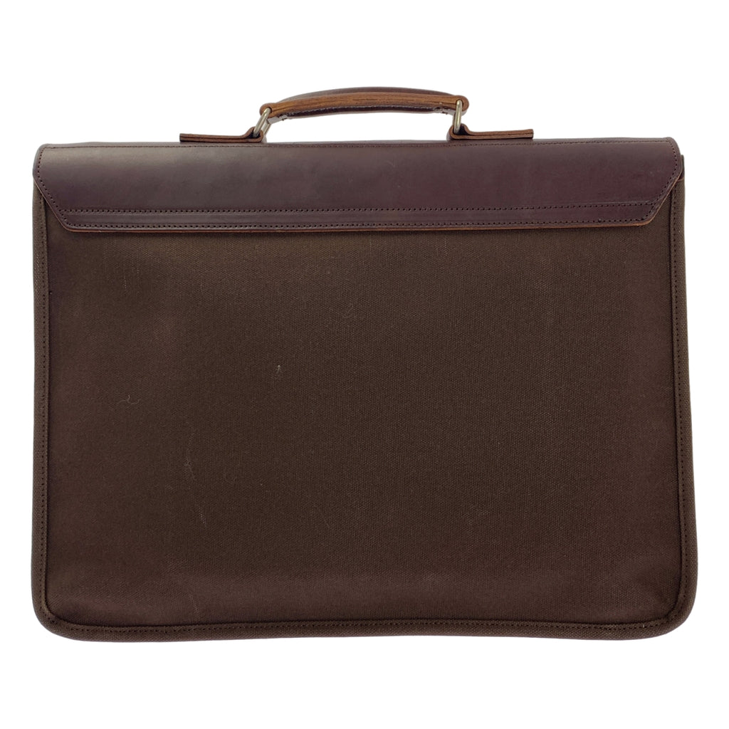 COMME des GARCONS HOMME / 콤데 갤슨 옴므 | 가죽 전환 캔버스 서류 가방 가방 |