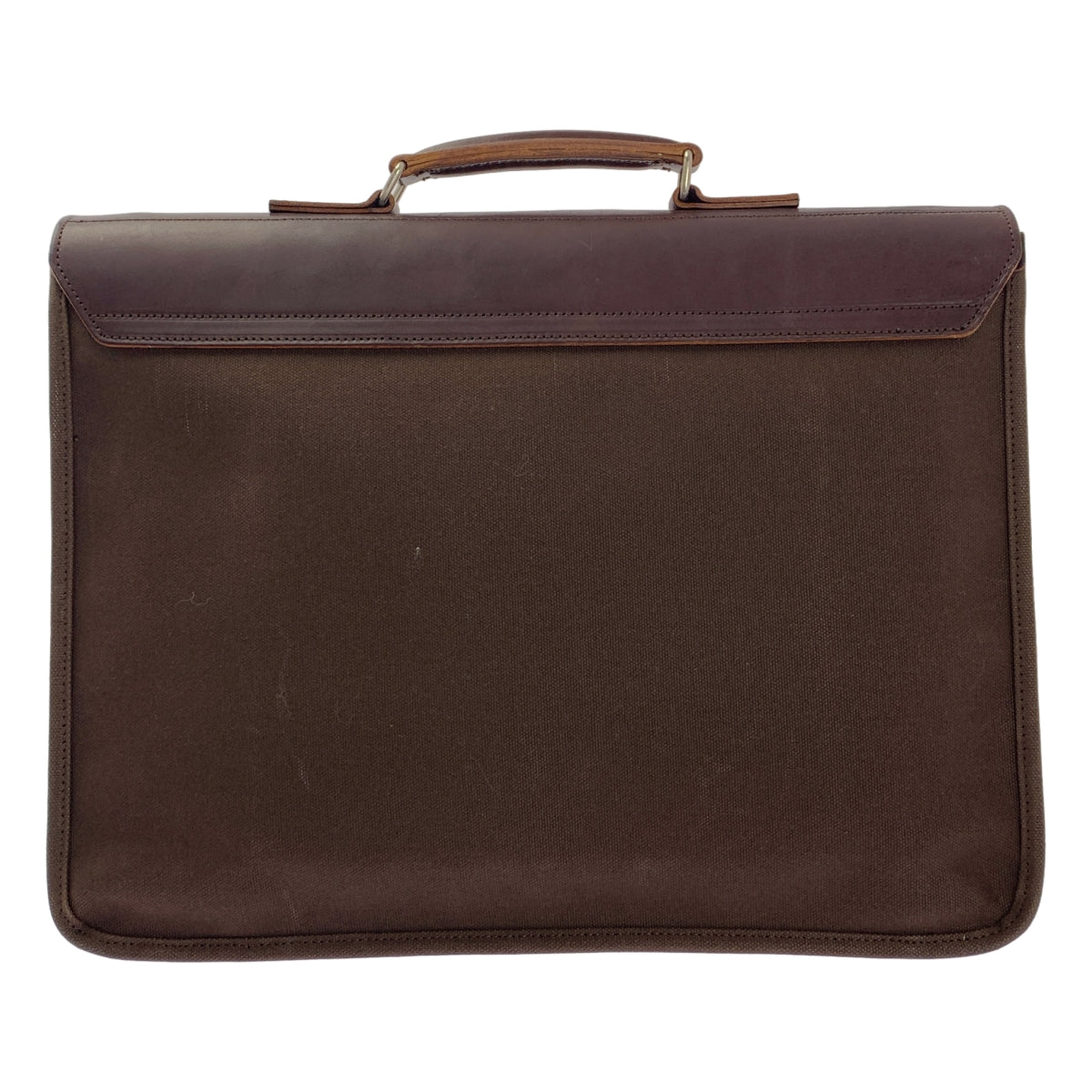 COMME des GARCONS HOMME / 콤데 갤슨 옴므 | 가죽 전환 캔버스 서류 가방 가방 |