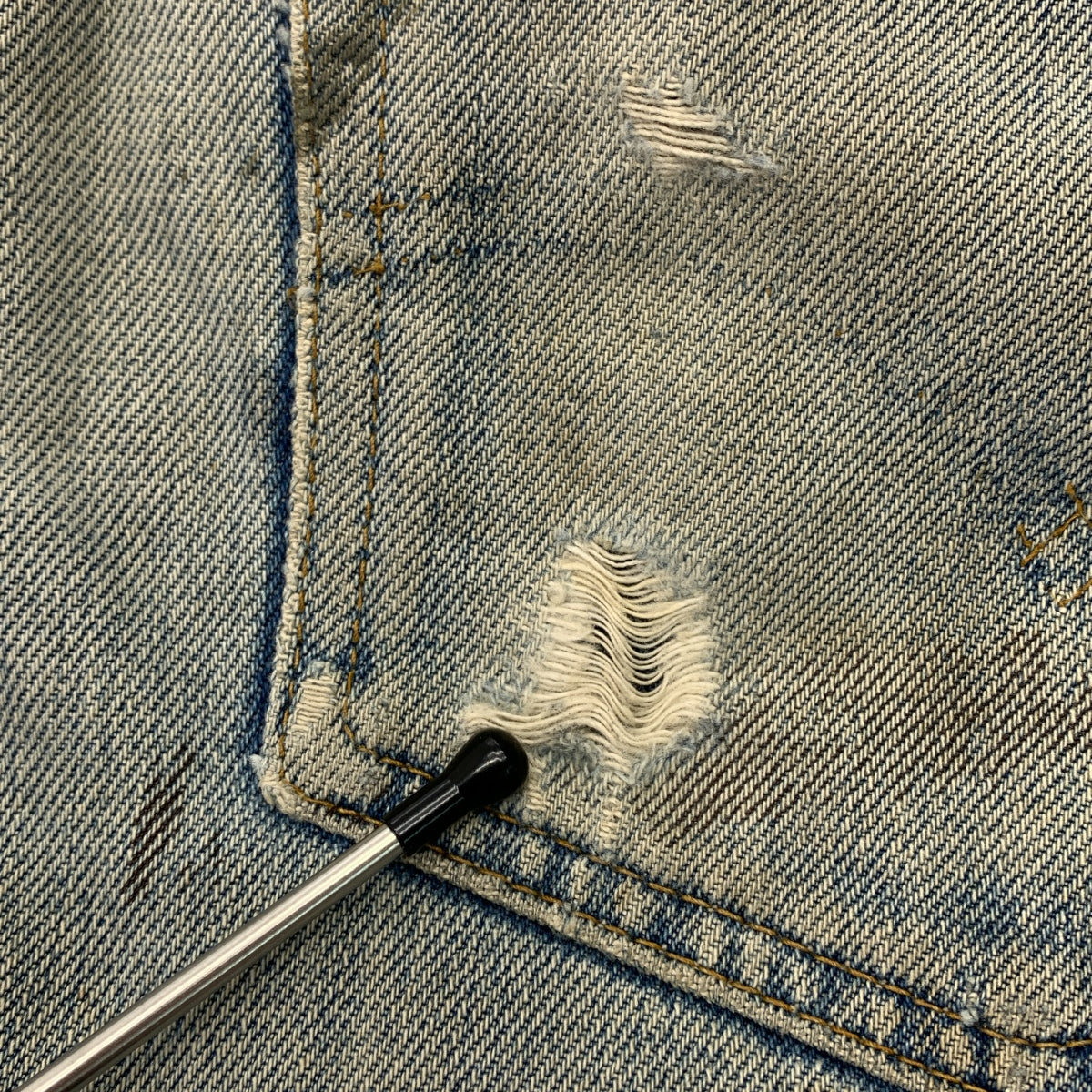 Levi's / リーバイス | 1970s ヴィンテージ 501 66後期 スモールE ボタン裏刻印6 デニムパンツ | インディゴ | メンズ