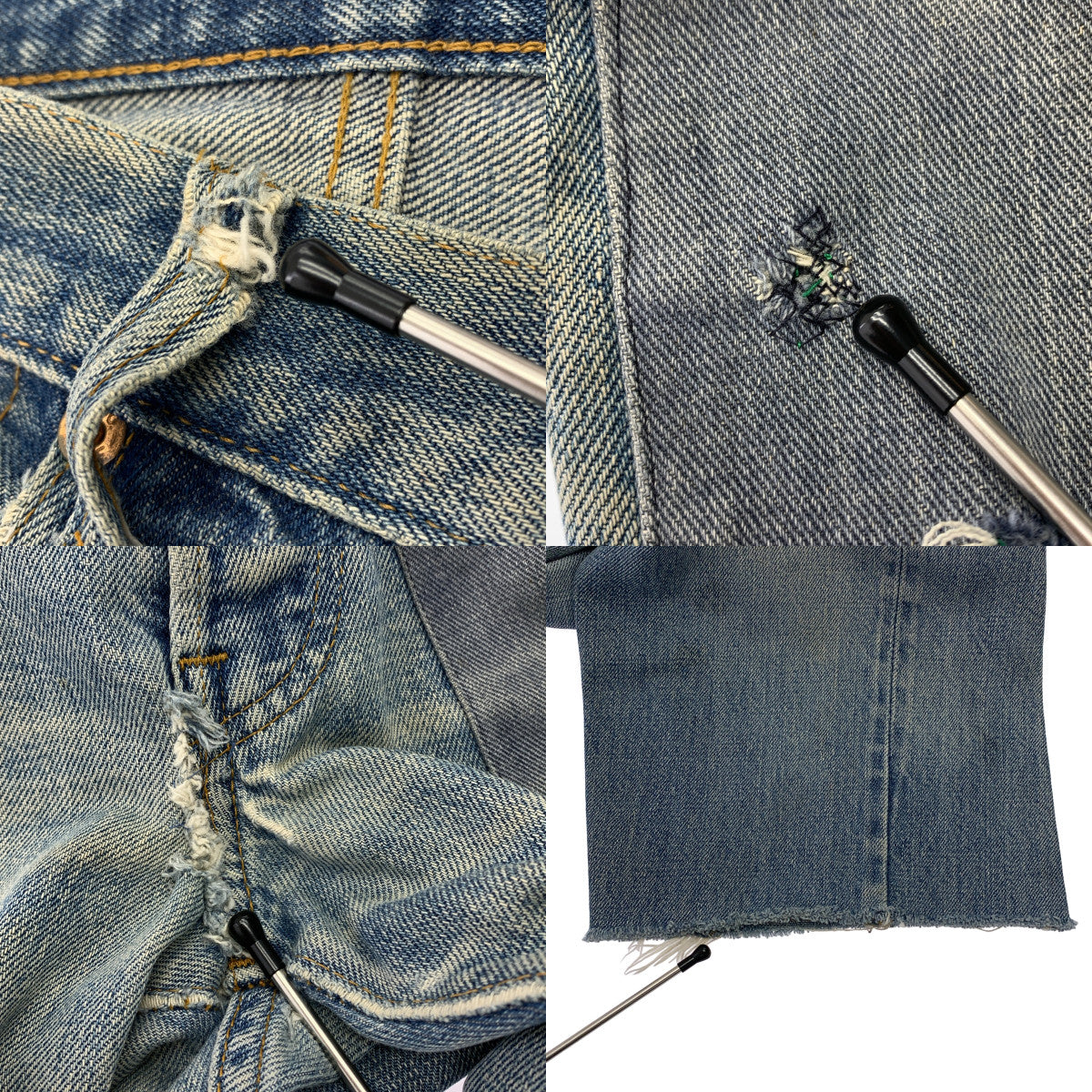 Levi's / リーバイス | 1970s ヴィンテージ 501 66後期 スモールE ボタン裏刻印6 デニムパンツ | インディゴ | メンズ