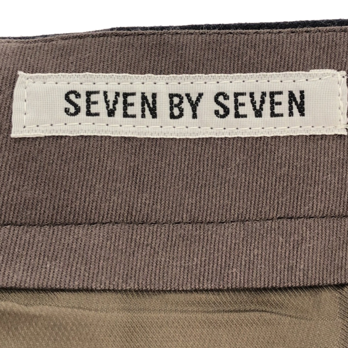 【新品】  SEVEN BY SEVEN / セブン バイ セブン | パッチワーク スラックス | M | ネイビー | メンズ