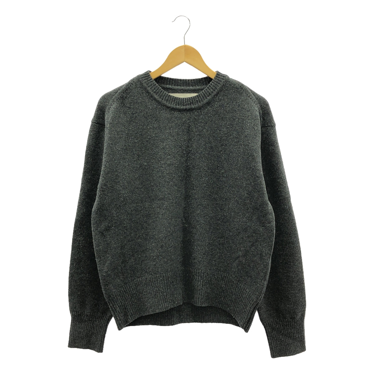 TODAYFUL / トゥデイフル | Merinowool Crewneck Knit カシミヤ混 メリノウール クルーネックニット | F | グレー | レディース