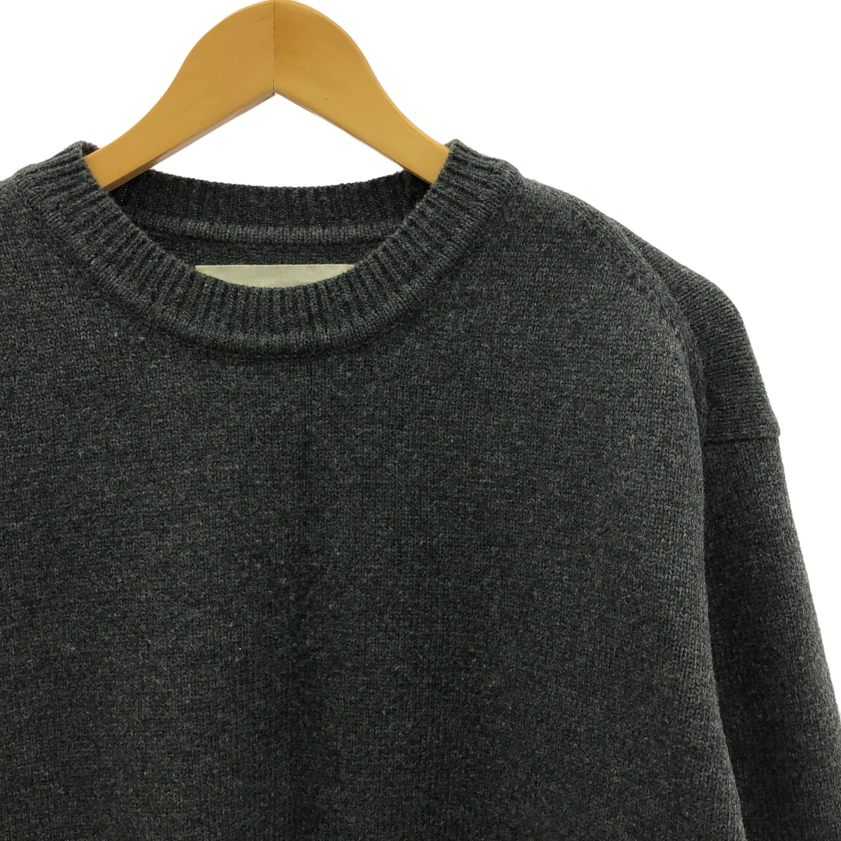 TODAYFUL / トゥデイフル | Merinowool Crewneck Knit カシミヤ混 メリノウール クルーネックニット | F | グレー | レディース