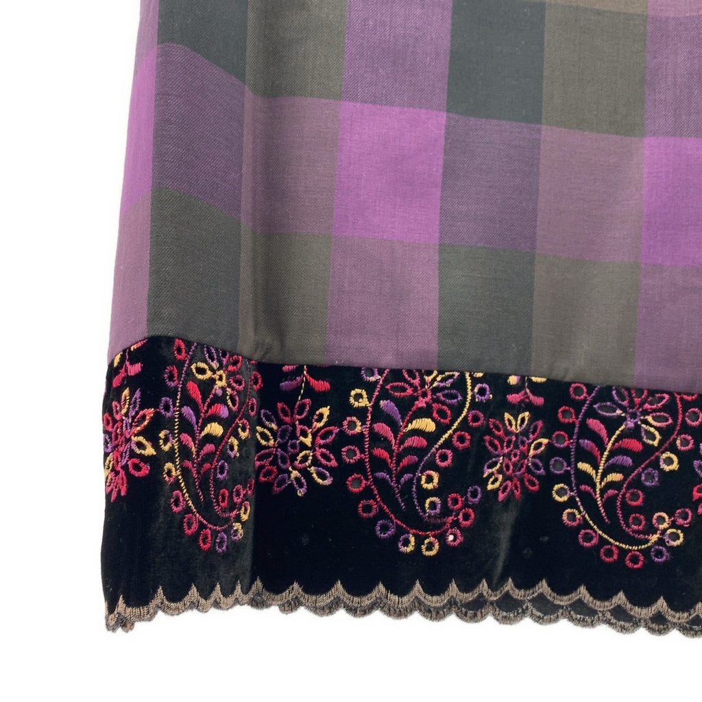 GRACE CONTINENTAL | 天鵝絨刺繡洋裝 | 尺寸 36 |