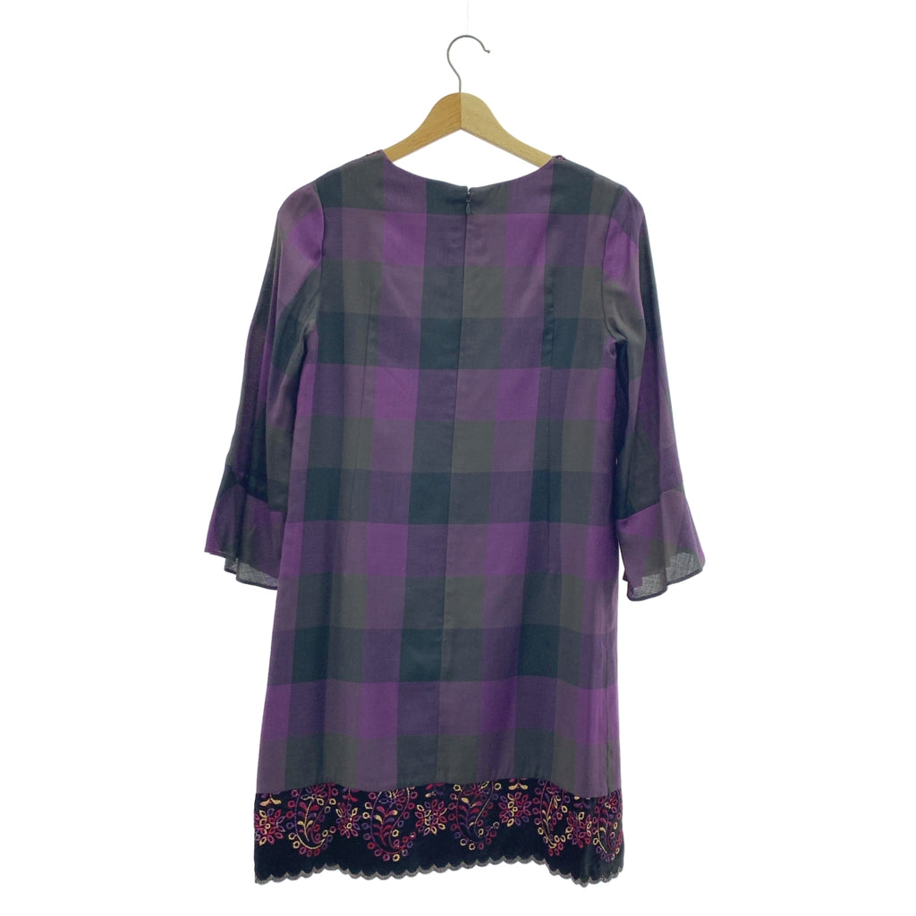 GRACE CONTINENTAL | 天鵝絨刺繡洋裝 | 尺寸 36 |