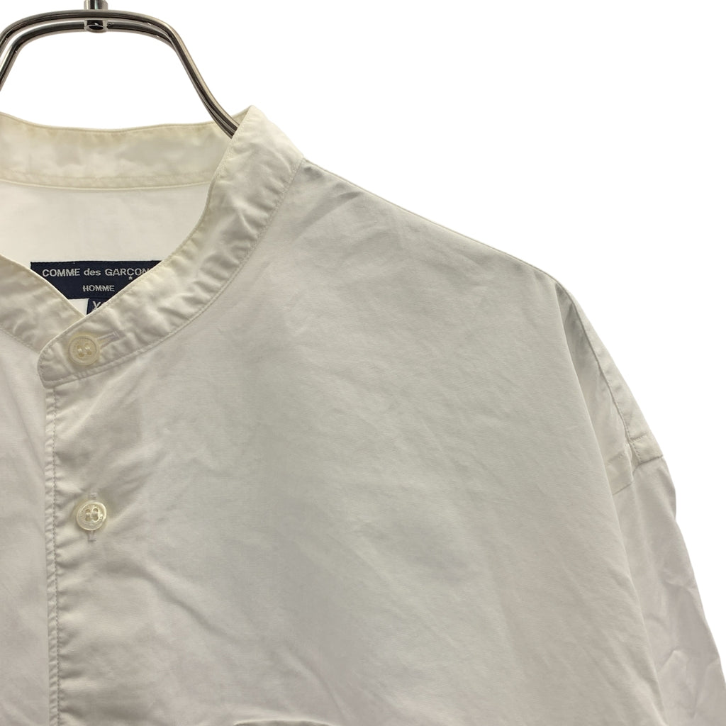 COMME des GARCONS HOMME / コムデギャルソンオム | 2022SS | ストライプ ドッキング バンドカラーシャツ | XS | メンズ