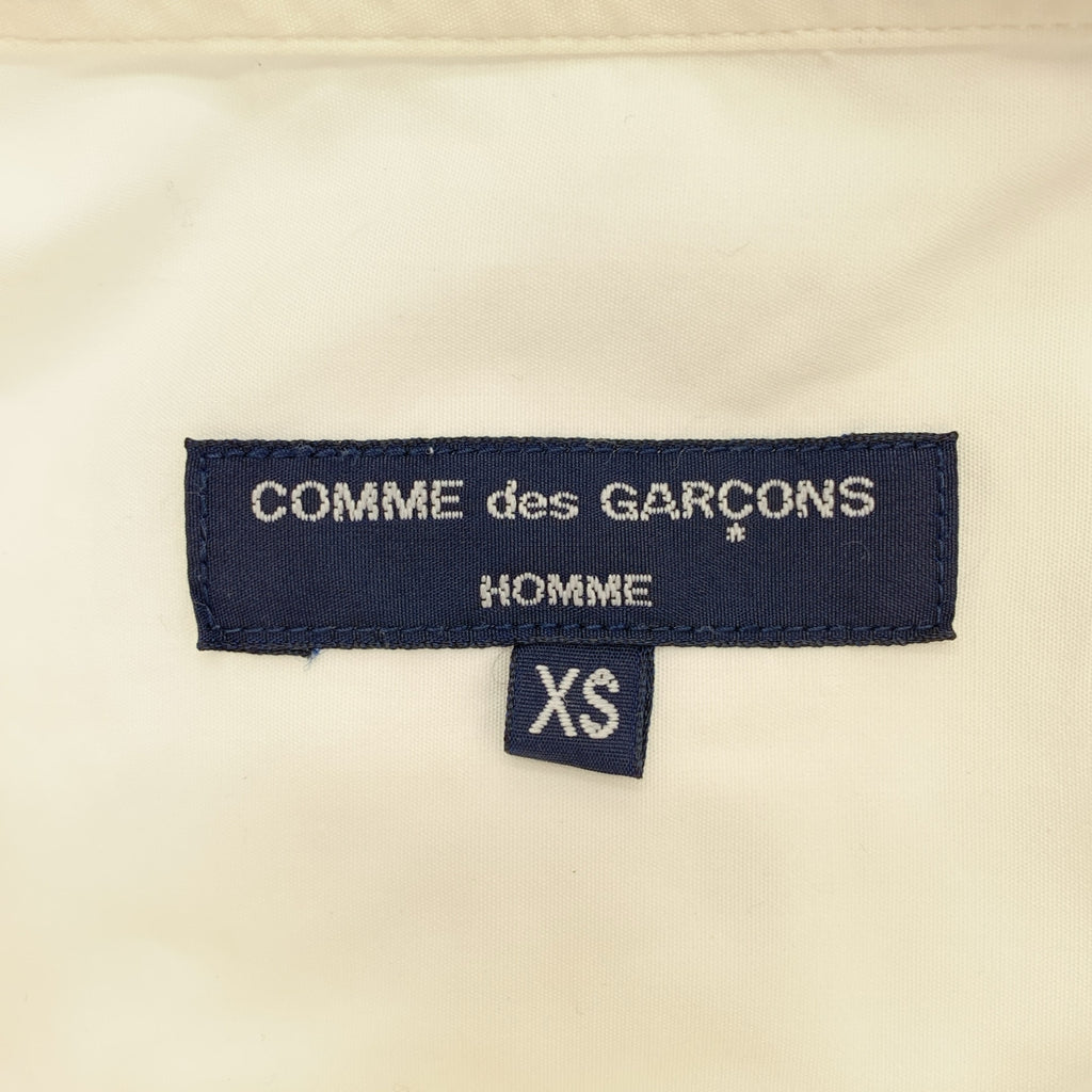 COMME des GARCONS HOMME / コムデギャルソンオム | 2022SS | ストライプ ドッキング バンドカラーシャツ | XS | メンズ