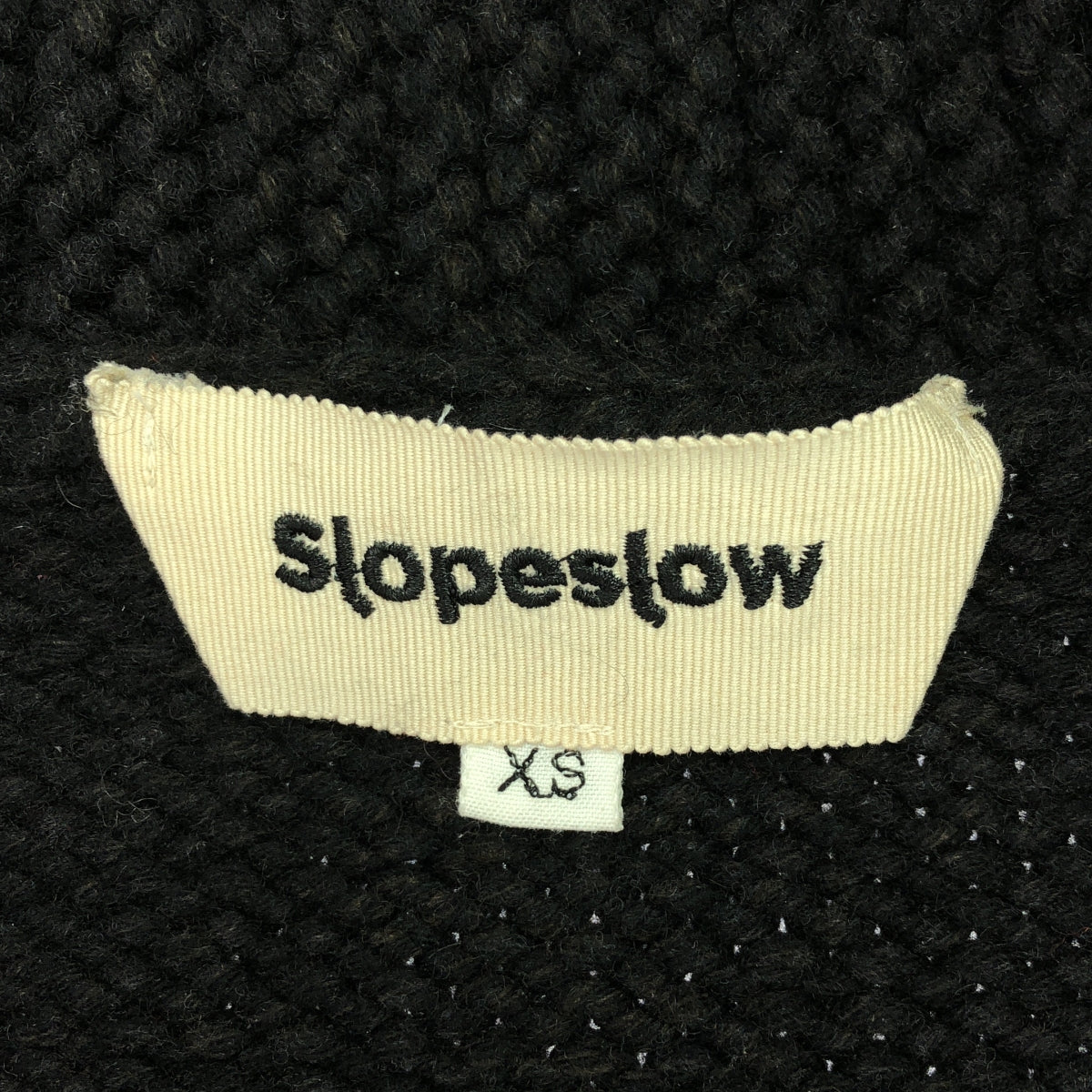 slopeslow / スロープスロウ | ヤク ウール カウチン ニット ジャケット | XS | レディース