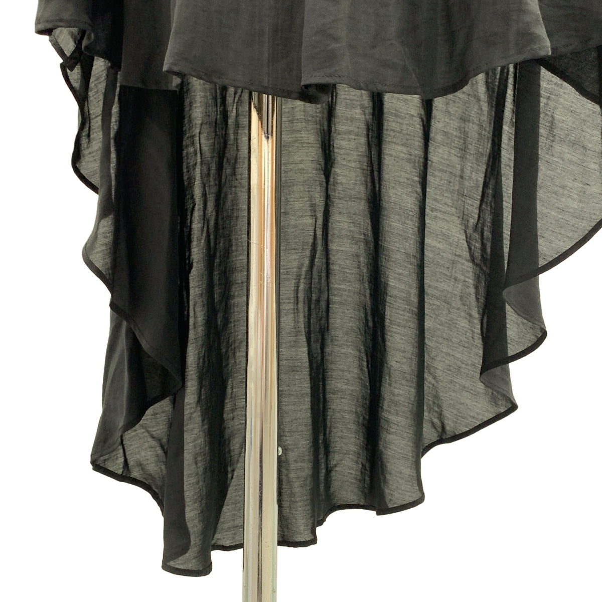 YOHJI YAMAMOTO +NOIR / ヨウジヤマモトプリュスノアール | 2015SS | 変形 オーバーシルエット ギャザースリーブ ロングシャツ ブラウス | 1 | レディース