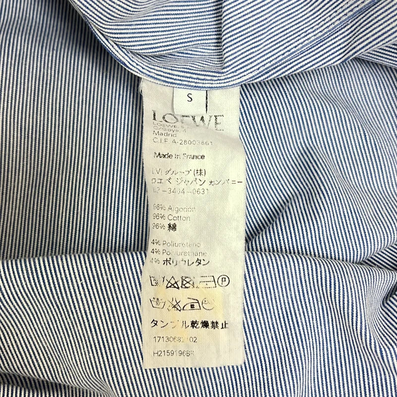 LOEWE / ロエベ | ストライプ アシンメトリー オーバーサイズシャツ | S | メンズ